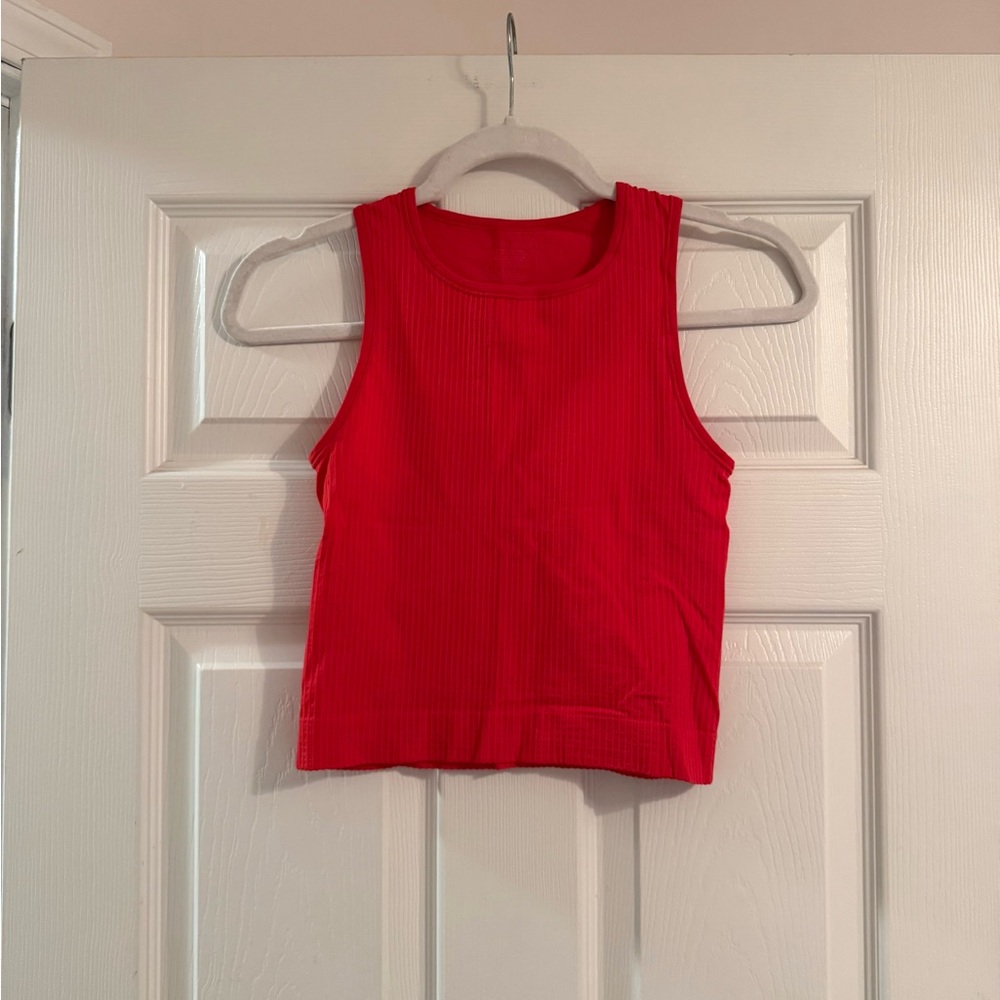 Anthropologie Red Tank Top